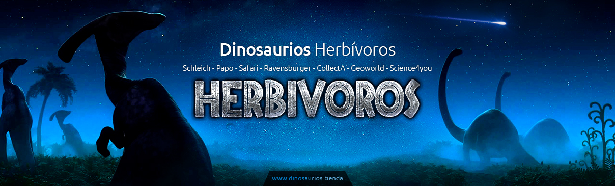 Dinosaurios herbívoros de juguete