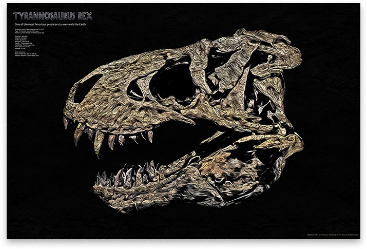 poster tyrannosaurus rex